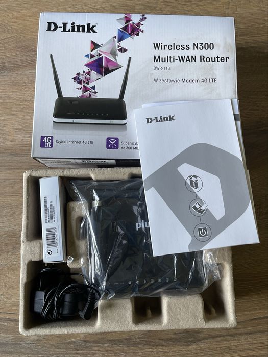 ROUTER D-Link DWR 116 Wi-Fi 300Mbs jak NOWY