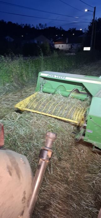 Fardos de feno silagem de azevém