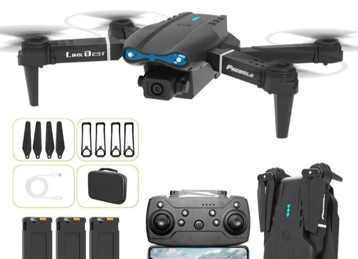 Drone para iniciantes com 3 baterias e Funcionalidades.Novos