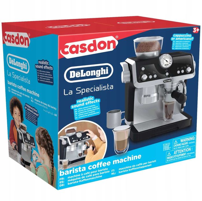Іграшкова кавоварка Delonghi Casdon 77052 Еспресо-машинка для дітей