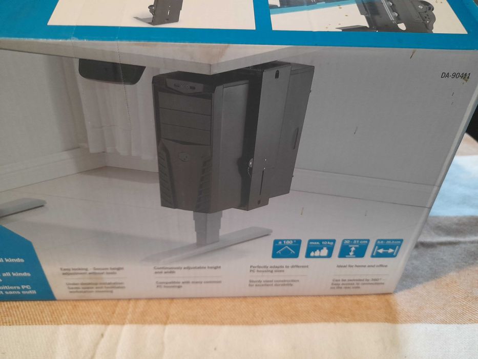 Uchwyt do komputera Digitus z mechanizmem Easy-Locking (DA-90411)