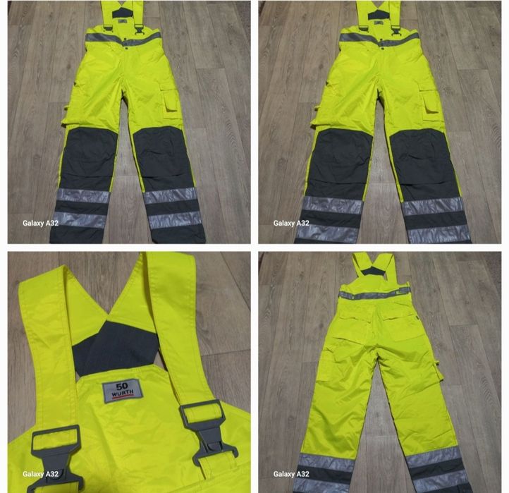 Теплый Рабочий ,Зимний Комбинезон 50р. WURT. GERMANY, Ветро и влагосто