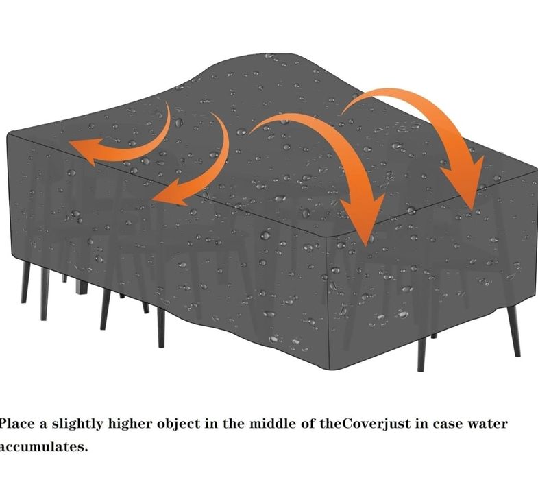 Wodoodporny Pokrowce na meble ogrodowe 135 x 115 x 60 cm