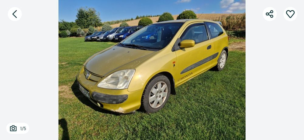 Honda Civic  1.4 OKAZJA zarej