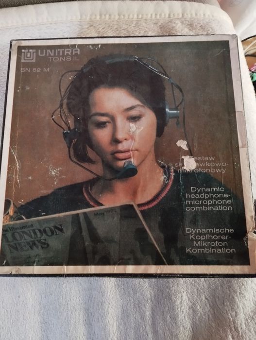 Słuchawki UNITRA Tonsil 52 sn nowe gwarancja 1979