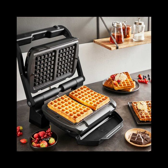 SKŁADANY GRILL ELEKTRYCZNY TEFAL GC7178 3W1 2000W Opiekacz Gofrownica Wymienne Płyty