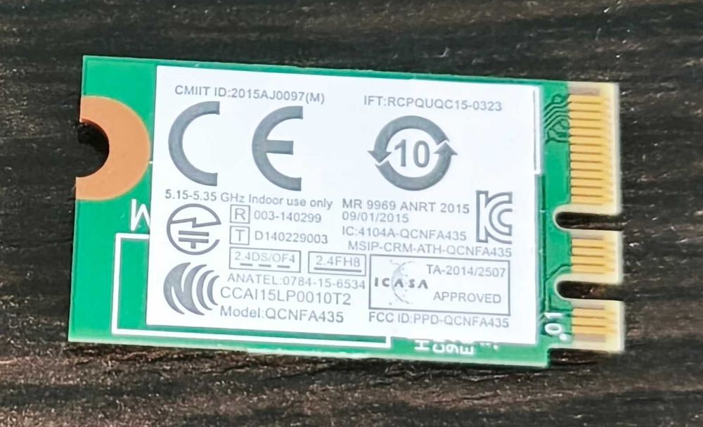 Karta sieciowa WiFi Qualcomm Atheros QCNFA435 Dual Band M.2 NGFF