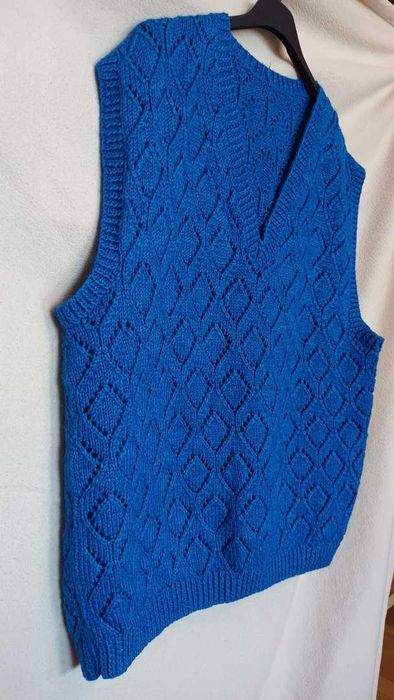 Handmade kamizelka dzianinowa