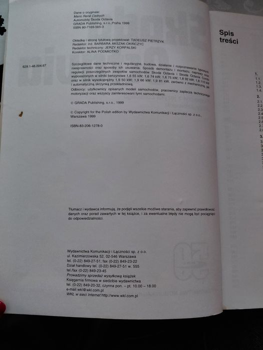 Skoda octavia książka