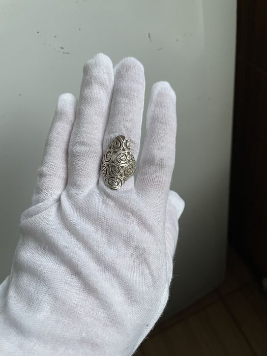 Ажурне срібне кільце