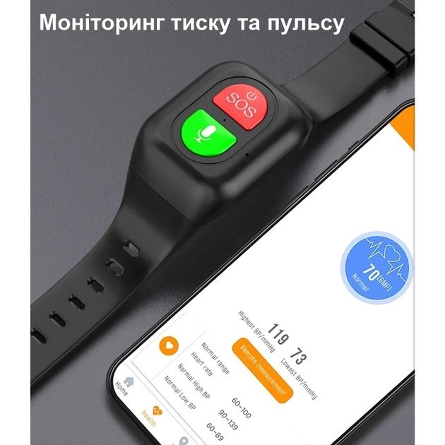 GPS браслет для дітей та літніх людей з SOS