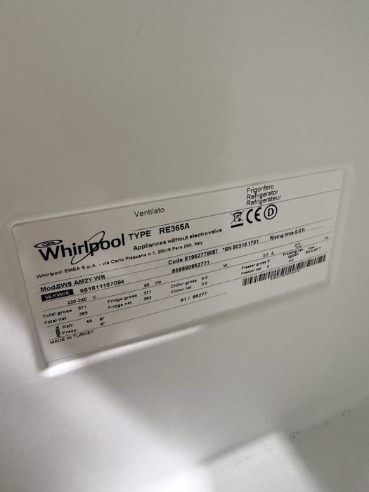 Lodówka Whirlpool
