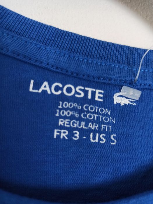 Lacoste bluzka męska długi rękaw S,