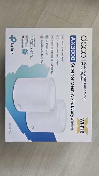 Deco AX3000 X50 Sistema Mesh  WIFI 6 pack 2