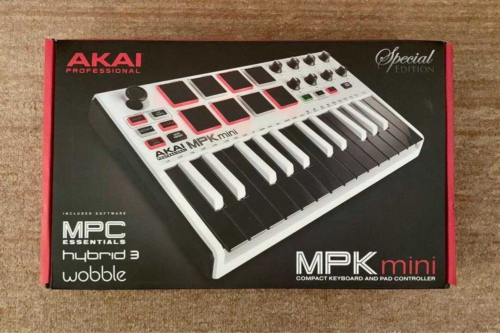 Akai MPK Mini Mk2 - White Special Edition (novos na caixa)