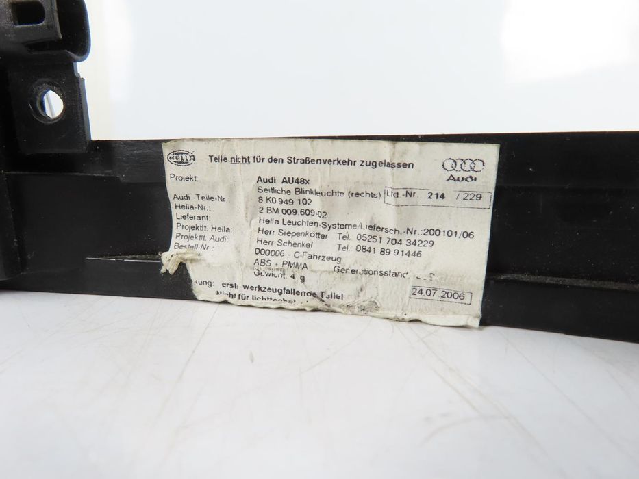Pisca Audi A4 Ref: 8K0949102 2007 - 2025