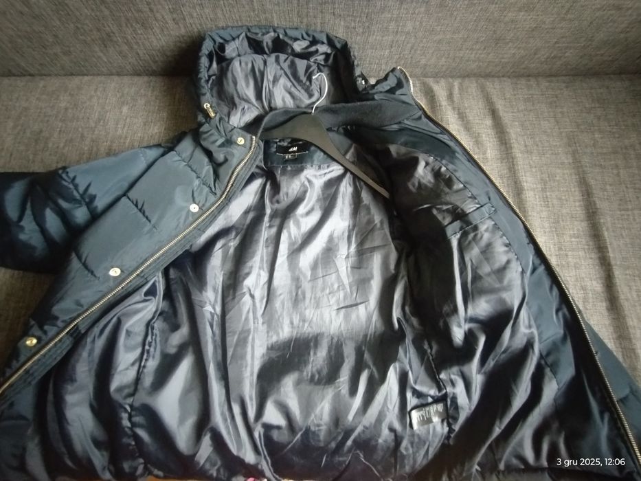 Ciepła granatowa kurtka H &M XS