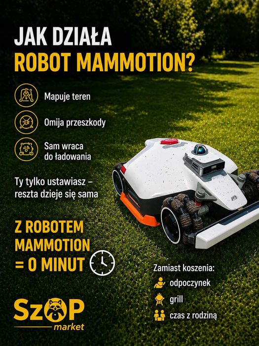 Robot koszący kosiarka Mammotion Luba 3 AWD gratis