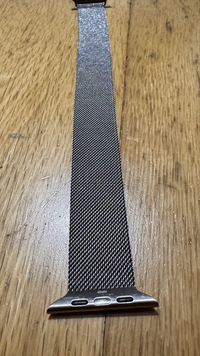 Bracelete Apple Watch Loop Milanesa Original (Prata) 45mm