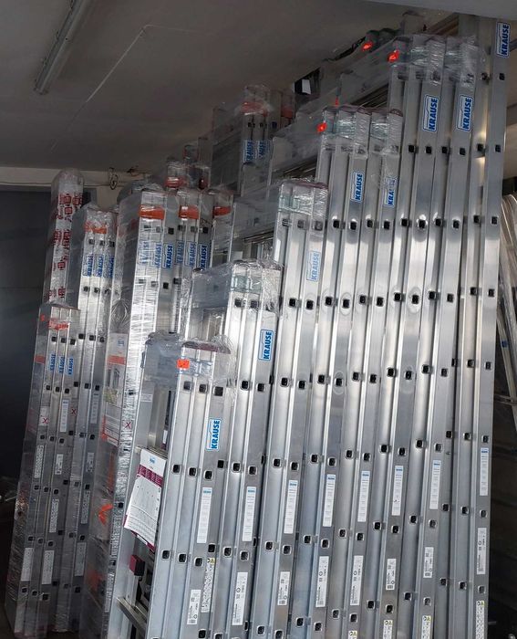 Drabina aluminiowa, KRAUSE, drabina aluminiowa 3 częściowa - OKAZJA!!!