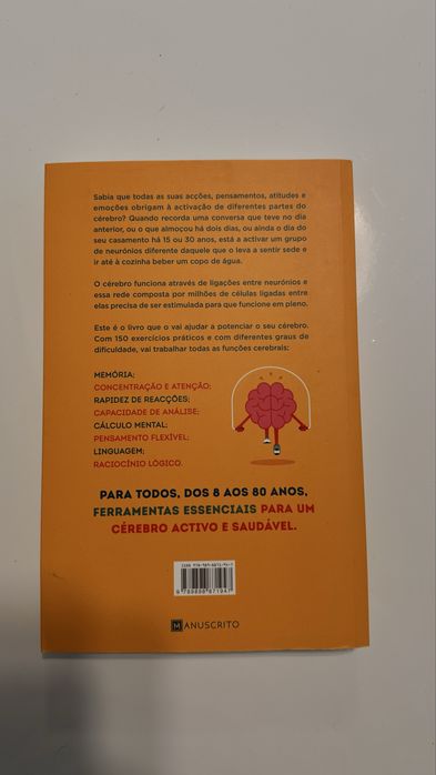 Livro “150 exercícios para um cérebro activo” de Vasco Catarino Soares