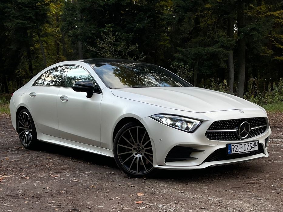 Mercedes-Benz CLS Mercedes CLS 400d 4MATIC AMG Line Pakiet Night | Pneumatyka | Masaże |