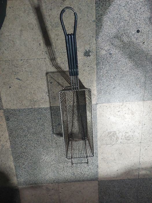 Cesta para fritar aço inox