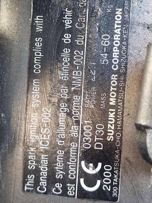 Suzuki silnik spalinowy 30km dwusów