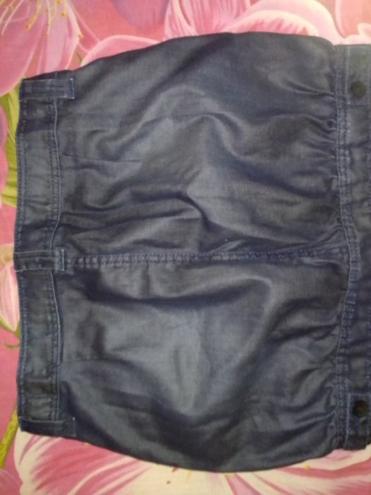 Джинсова міні-спідниця та шорти 44-46р