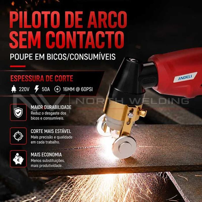 Máquina de Corte Plasma ANDELI CUT-50D 50A | Nova