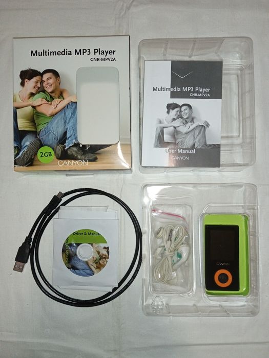 Новий MP3 аудіо відео плеер/диктофон CANYON 2 GB.