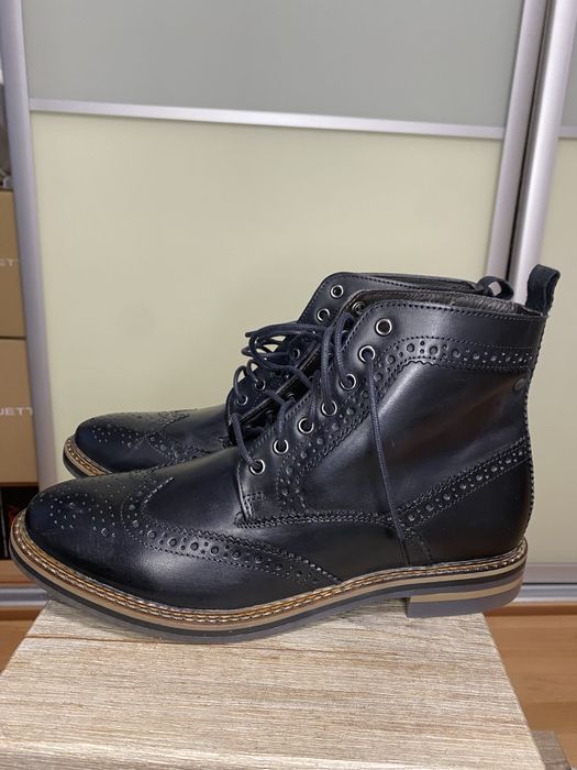 Чоловічі шкіряні черевики Base London 26 см/Carlo Bellini 27 см