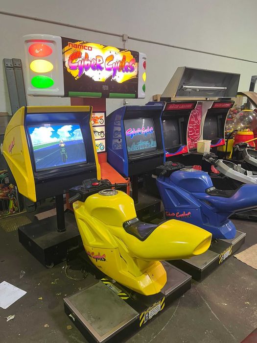 Namco Cyber Cycles Arcade Simulador