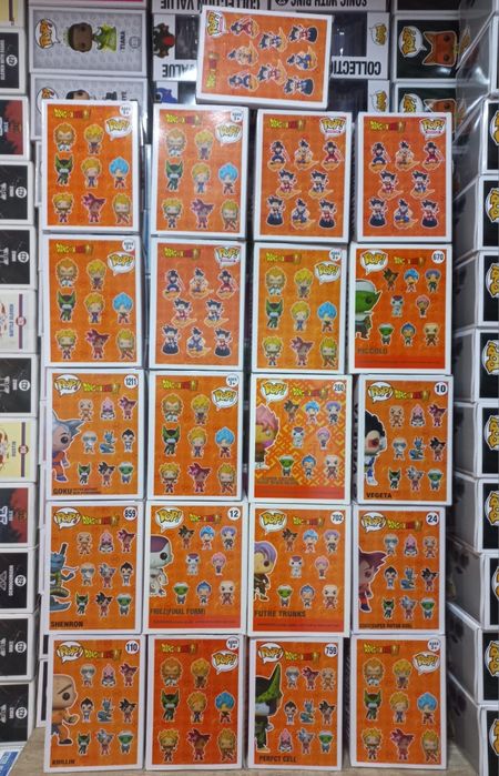 Figuras dragon ball novas em caixa