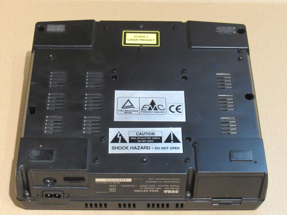 Sega Saturn consola em caixa primeiro modelo