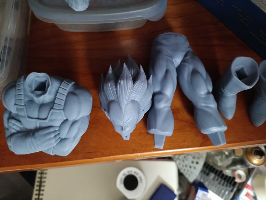 Vegeta, impressão 3D