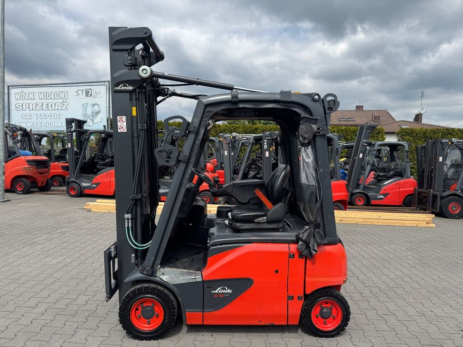 Linde Linde E16P Evo tylko 3760mth 2019 4 sekcje wolny skok h20 h18 toyot  Linde E16 P Evo tylko 376th 2019 4 sekcje duplex