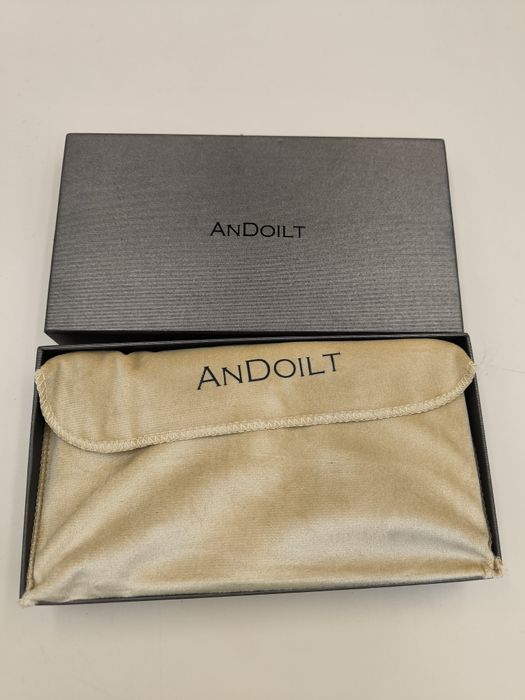 Portfel skórzany Andoilt blokowanie Rfid prezent