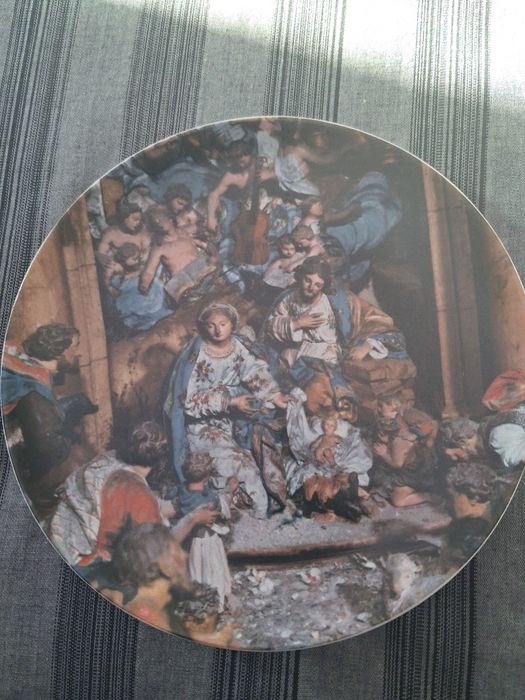 Pratos de Natal Vista Alegre colecção,anos 80