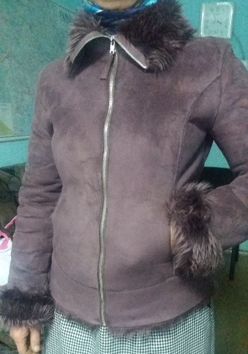 Дубленка короткая искуств.мех. СКИДКА!
