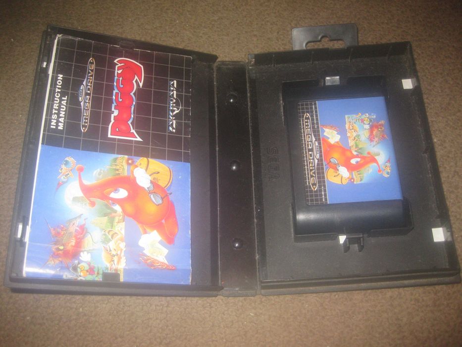 Jogo "Puggsy" para Sega Mega Drive/Completo!