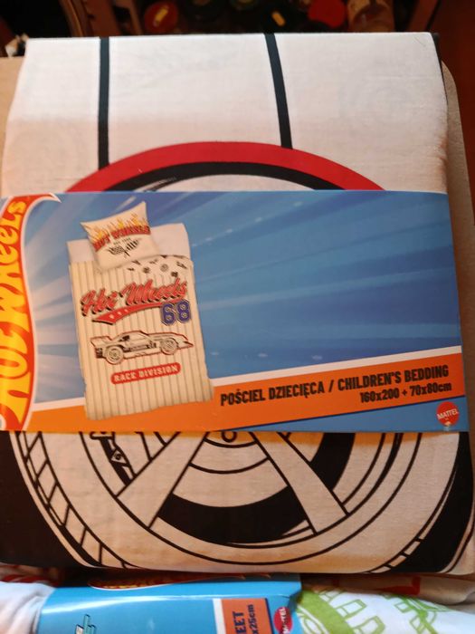 Pościel hot wheels i prześcieradlo