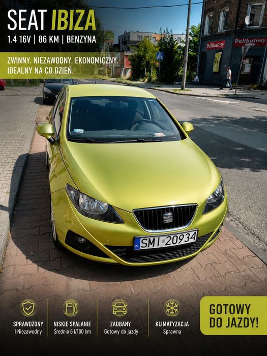 Cześć jestem SEAT IBIZA szukam nowego człowieka