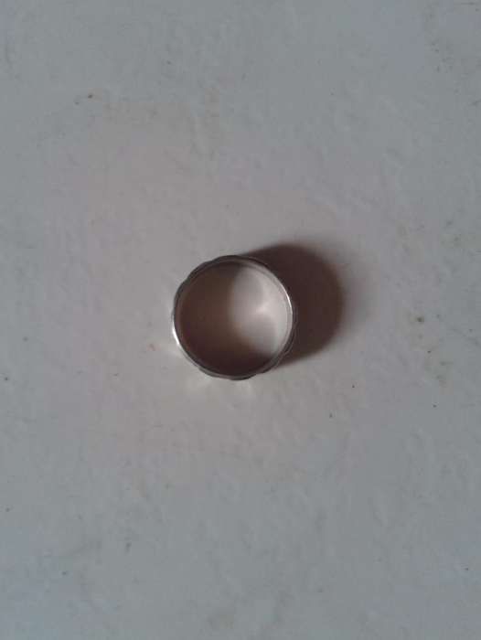 Aliança/anel em Prata trabalhada - tam. - 12