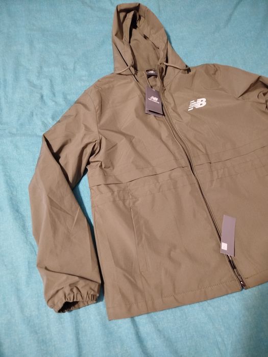 Nowa zielona khaki kurtka ocieplana News Balance XL