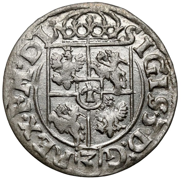 półtorak Bydgoszcz Zygmunt III Waza 1619 - piękny i połyskowy