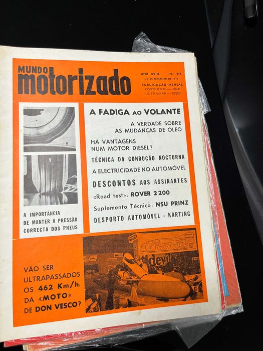 Conjunto de 13 Revistas antigas MUNDO MOTORIZADO