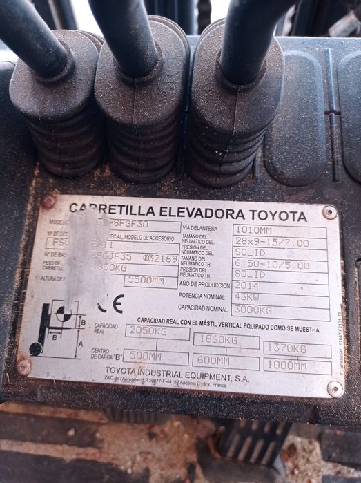 Навантажувач вилковий Toyota 02-8FGF30