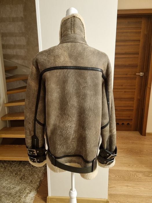 Kożuch męski  skórzany