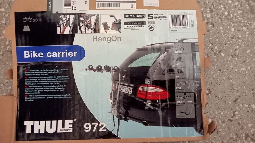 Bagażnik rowerowy na hak Thule